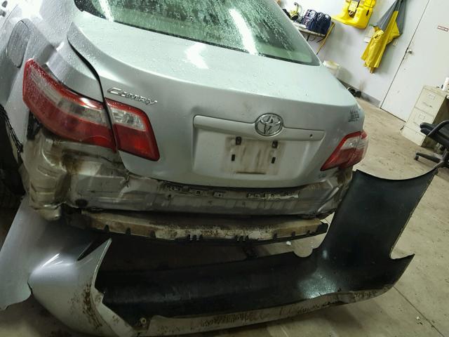 JTNBE46K073075845 - 2007 TOYOTA CAMRY NEW SILVER photo 9