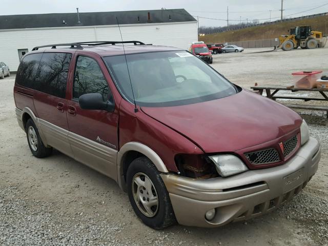 1GMDX03E72D287722 - 2002 PONTIAC MONTANA RED photo 1