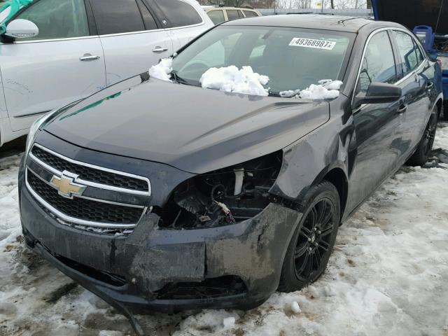 1G11B5SA1DF348063 - 2013 CHEVROLET MALIBU LS BLACK photo 2