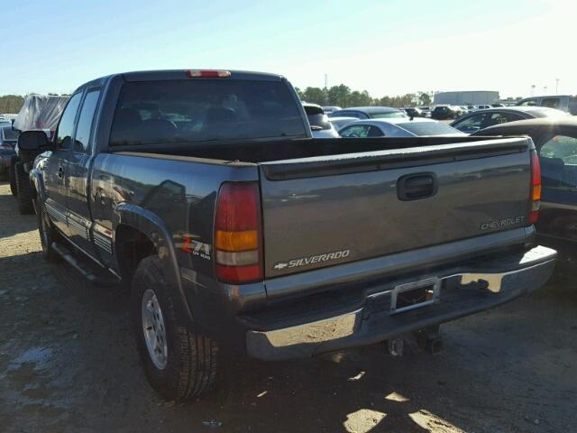 1GCEK19T61E193231 - 2001 CHEVROLET SILVERADO GRAY photo 3