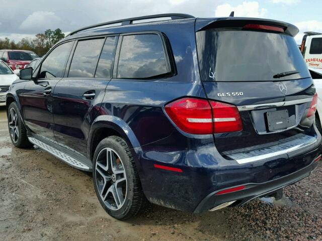 4JGDF7DE1HA915083 - 2017 MERCEDES-BENZ GLS 550 4M BLACK photo 3