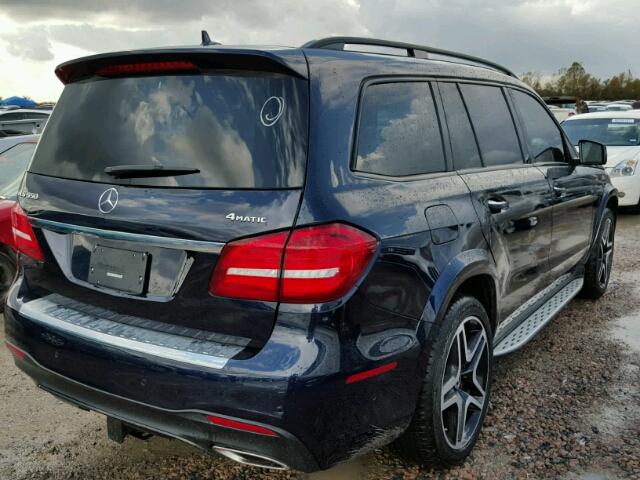 4JGDF7DE1HA915083 - 2017 MERCEDES-BENZ GLS 550 4M BLACK photo 4