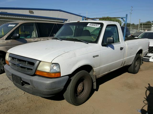 1FTYR10V5YPC11918 - 2000 FORD RANGER WHITE photo 2