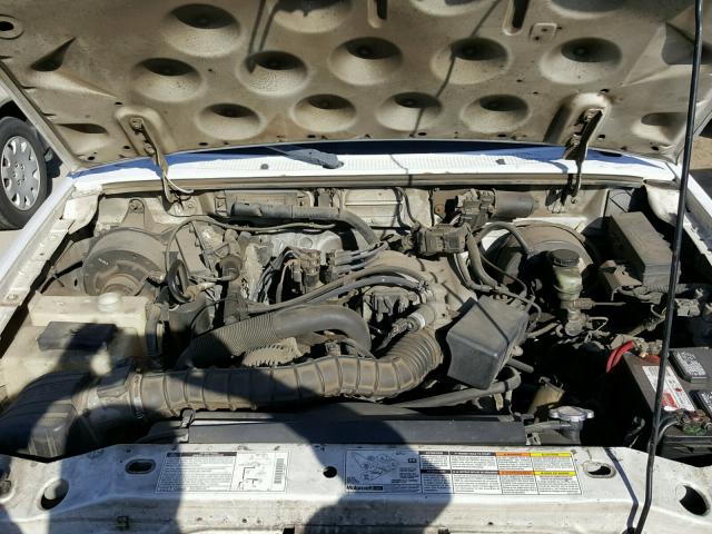 1FTYR10V5YPC11918 - 2000 FORD RANGER WHITE photo 7