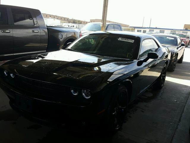 2C3CDZAG7HH665975 - 2017 DODGE CHALLENGER BLACK photo 2