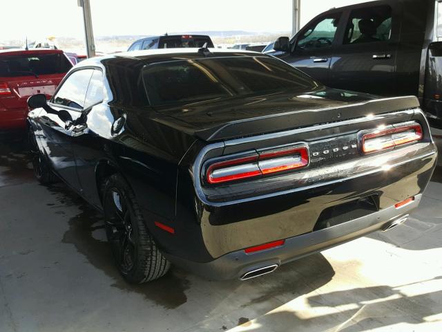 2C3CDZAG7HH665975 - 2017 DODGE CHALLENGER BLACK photo 3