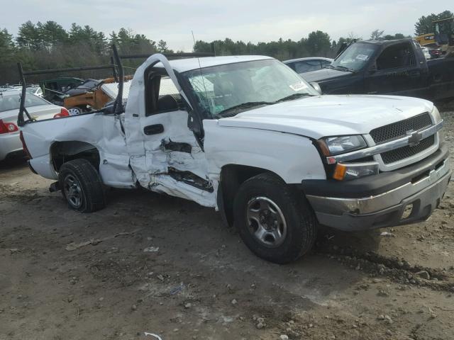 1GCEC14X83Z340359 - 2003 CHEVROLET SILVERADO WHITE photo 1