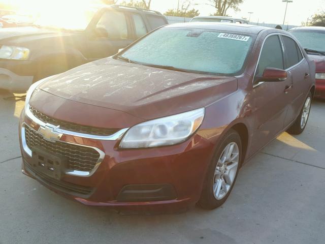 1G11C5SL8FF351477 - 2015 CHEVROLET MALIBU 1LT 勃艮第红 照片 2