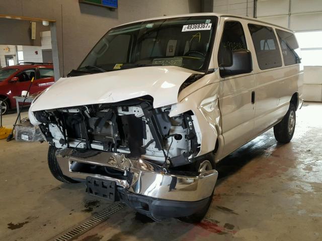 1FBNE3BLXADA73004 - 2010 FORD ECONOLINE WHITE photo 2