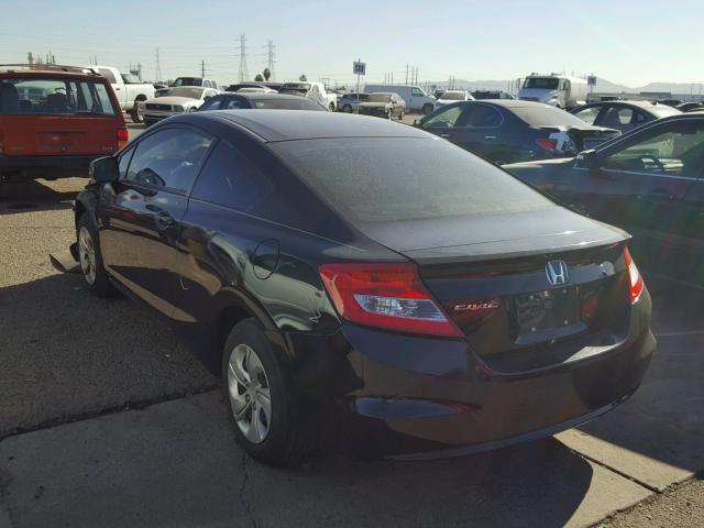 2HGFG3B52DH501328 - 2013 HONDA CIVIC LX BLACK photo 3