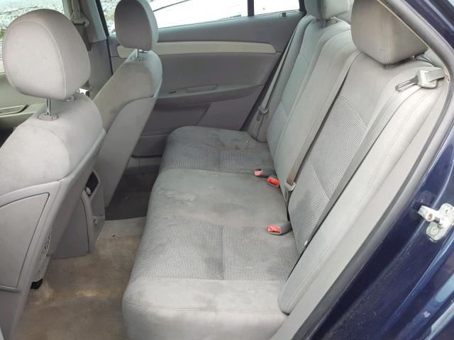 1G1ZG57B084211901 - 2008 CHEVROLET MALIBU LS Mavi foto 6