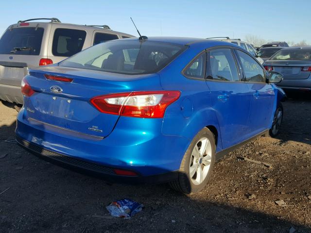 1FADP3F2XEL427530 - 2014 FORD FOCUS SE BLUE photo 4