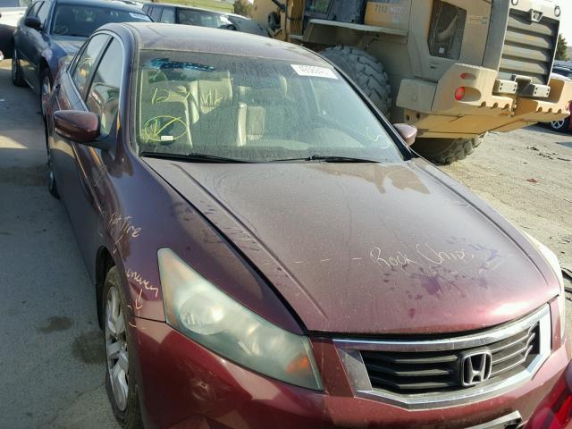 1HGCP2F87AA026948 - 2010 HONDA ACCORD EXL BURGUNDY photo 1