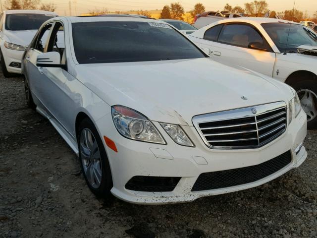 WDDHF2EB2DA674292 - 2013 MERCEDES-BENZ E 350 BLUE WHITE photo 1