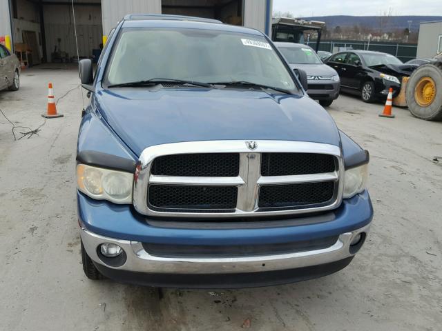 1D7HU18N43J639872 - 2003 DODGE RAM 1500 S BLUE photo 9