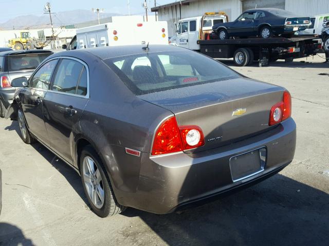 1G1ZB5EB4AF171687 - 2010 CHEVROLET MALIBU LS ნაცრისფერი ფოტო 3