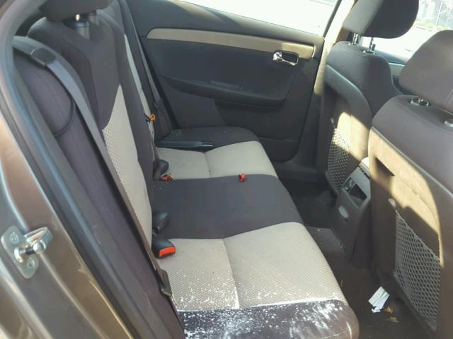 1G1ZB5EB4AF171687 - 2010 CHEVROLET MALIBU LS ნაცრისფერი ფოტო 6