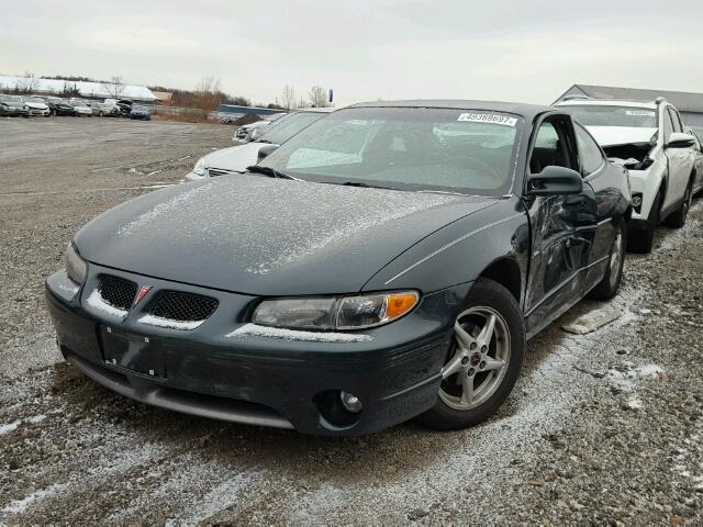 1G2WP12K1YF339227 - 2000 PONTIAC GRAND PRIX BLACK photo 2