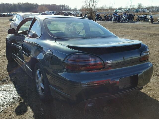 1G2WP12K1YF339227 - 2000 PONTIAC GRAND PRIX BLACK photo 3