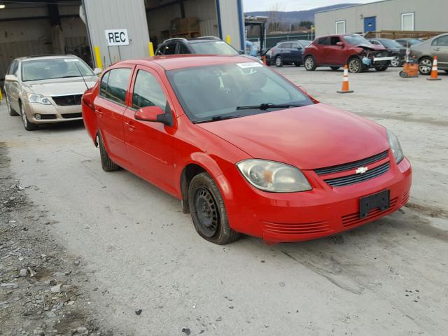 1G1AT58H697298375 - 2009 CHEVROLET COBALT LT RED photo 1