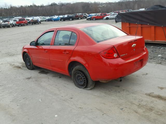 1G1AT58H697298375 - 2009 CHEVROLET COBALT LT RED photo 3