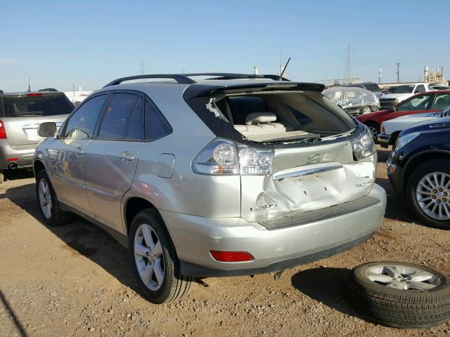 2T2GK31U17C009930 - 2007 LEXUS RX 350 SILVER photo 3