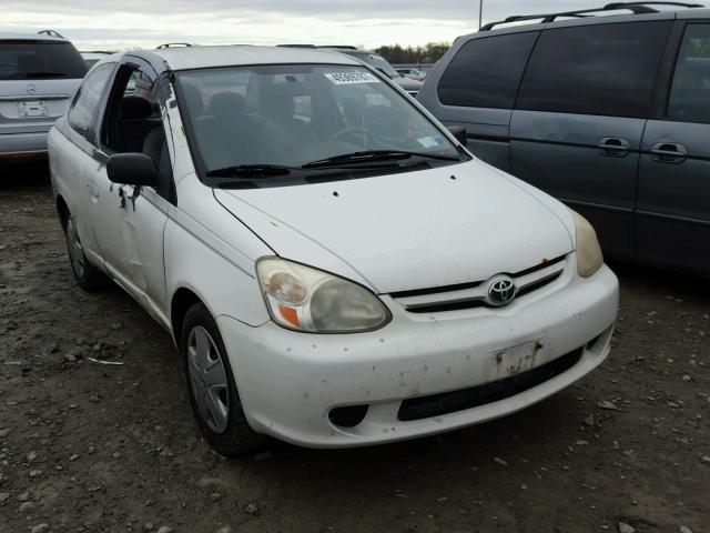 JTDAT123030260752 - 2003 TOYOTA ECHO WHITE photo 1