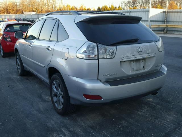 2T2GK31U99C074642 - 2009 LEXUS RX 350 SILVER photo 3