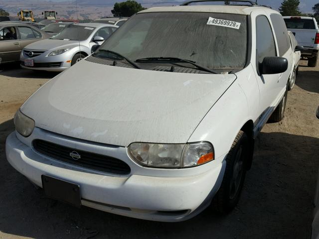 4N2XN11T5YD820574 - 2000 NISSAN QUEST SE WHITE photo 2