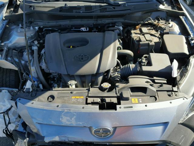 3MYDLBZV9GY105754 - 2016 TOYOTA SCION IA GRAY photo 7