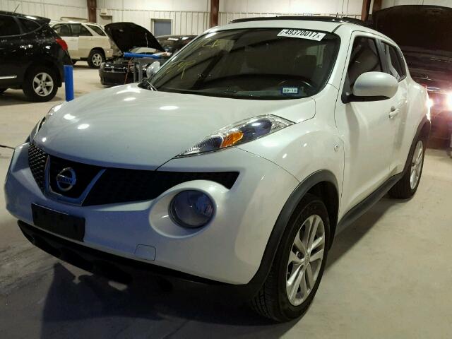 JN8AF5MR7DT219135 - 2013 NISSAN JUKE S WHITE photo 2