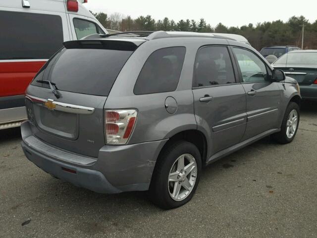 2CNDL73F166026362 - 2006 CHEVROLET EQUINOX LT GRAY photo 4