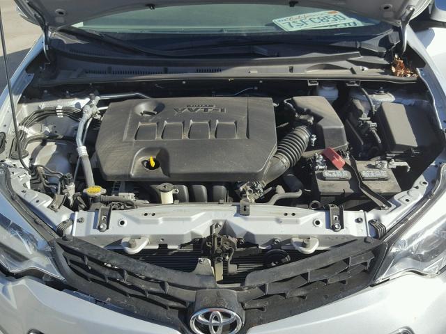 5YFBURHEXGP429406 - 2016 TOYOTA COROLLA L GRAY photo 7