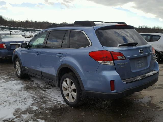 4S4BRBCC4A3374994 - 2010 SUBARU OUTBACK 2. BLUE photo 3