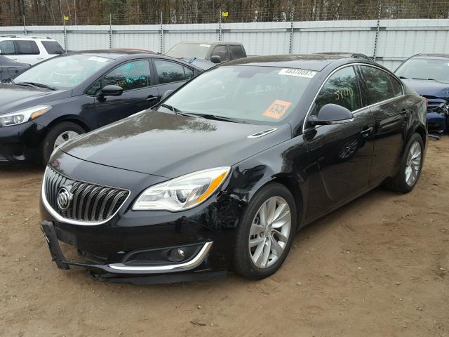 2G4GK5EX0G9151900 - 2016 BUICK REGAL BLACK photo 2