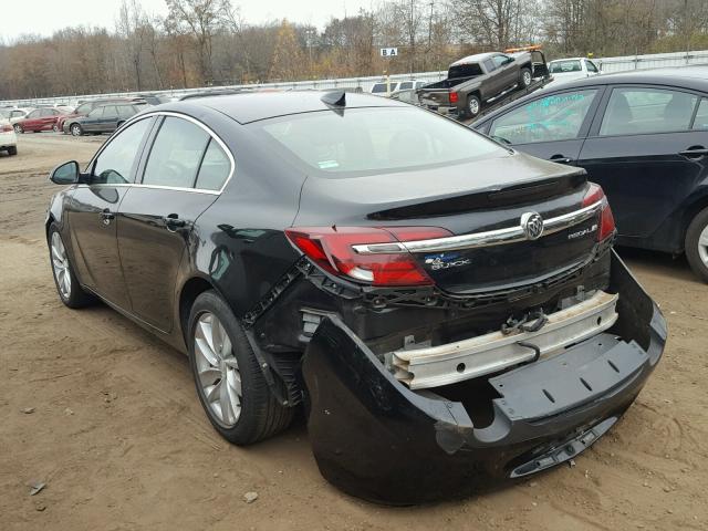 2G4GK5EX0G9151900 - 2016 BUICK REGAL BLACK photo 3