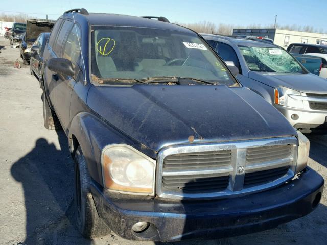 1D4HB48N45F522660 - 2005 DODGE DURANGO SL BLUE photo 1