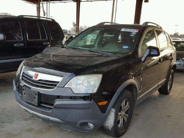 3GSCL33P78S728387 - 2008 SATURN VUE XE BLACK photo 2