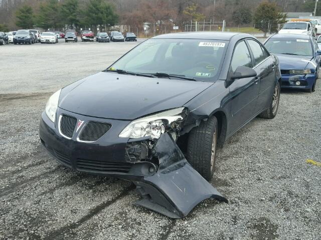 1G2ZG558X64212506 - 2006 PONTIAC G6 SE1 BLACK photo 2