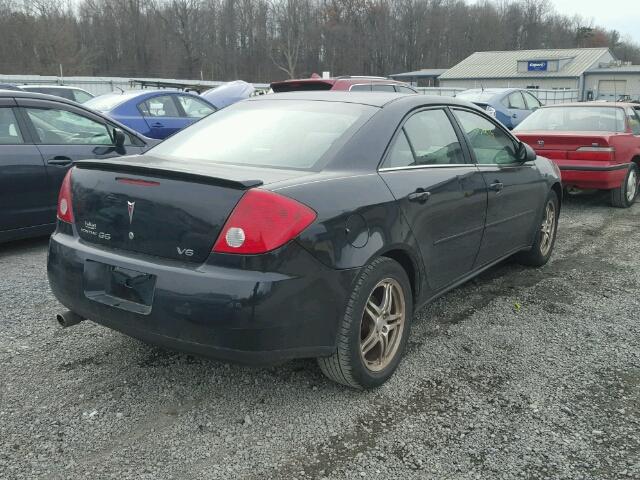 1G2ZG558X64212506 - 2006 PONTIAC G6 SE1 BLACK photo 4