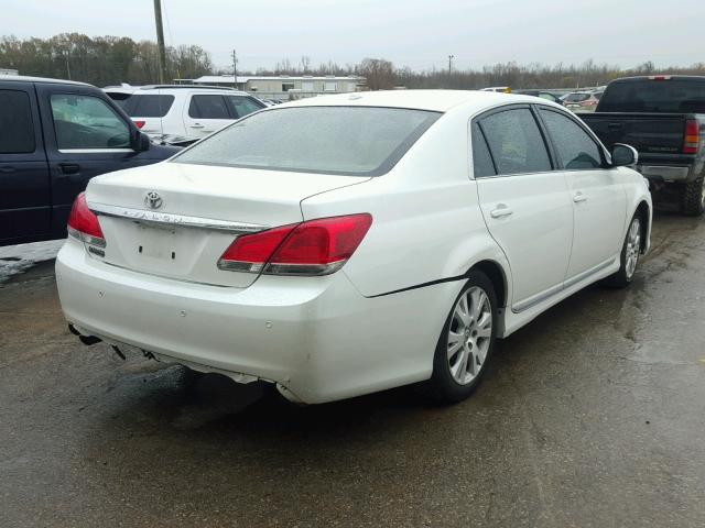 4T1BK3DBXBU396672 - 2011 TOYOTA AVALON BAS WHITE photo 4