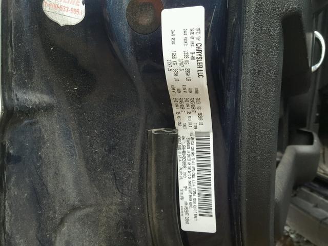 1J8HH48K49C509991 - 2009 JEEP COMMANDER ლურჯი ფოტო 10