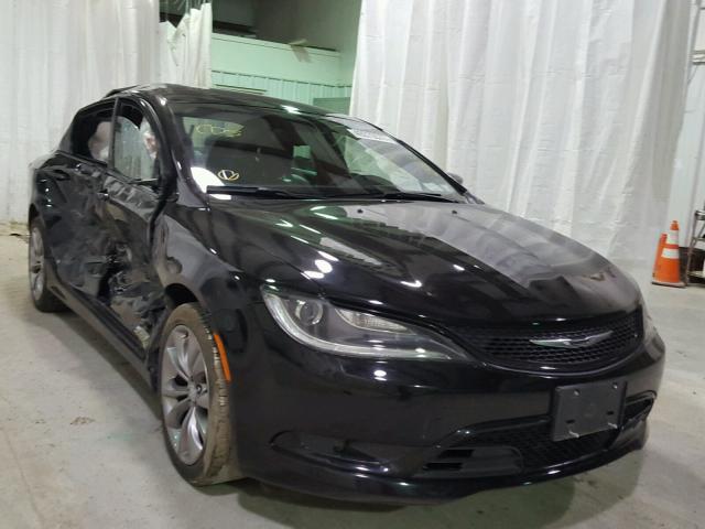 1C3CCCBB9FN614937 - 2015 CHRYSLER 200 S BLACK photo 1