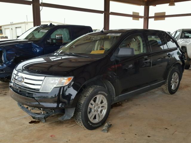 2FMDK36C98BA69502 - 2008 FORD EDGE SE BLACK photo 2