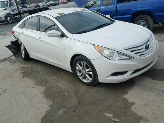 5NPEB4ACXCH341381 - 2012 HYUNDAI SONATA GLS WHITE photo 1