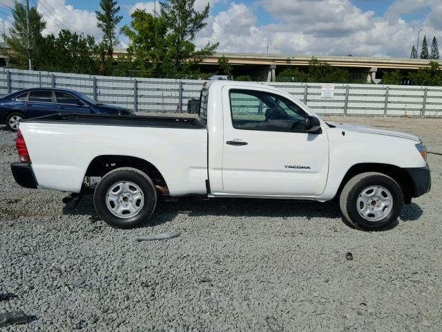 5TFNX4CN8EX037392 - 2014 TOYOTA TACOMA WHITE photo 9