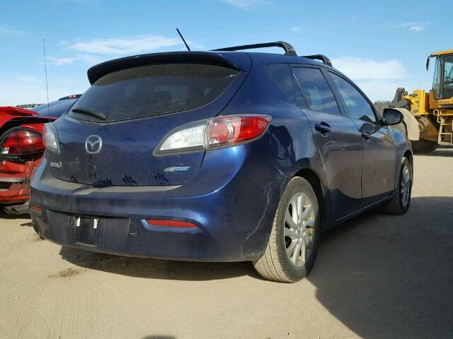 JM1BL1L70C1556807 - 2012 MAZDA 3 I BLUE photo 4