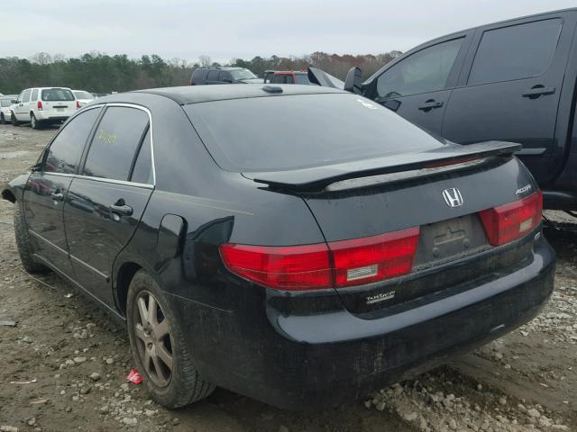 1HGCM66565A017413 - 2005 HONDA ACCORD EX BLACK photo 3