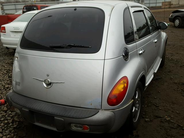 3C8FY4BB01T587621 - 2001 CHRYSLER PT CRUISER SILVER photo 4