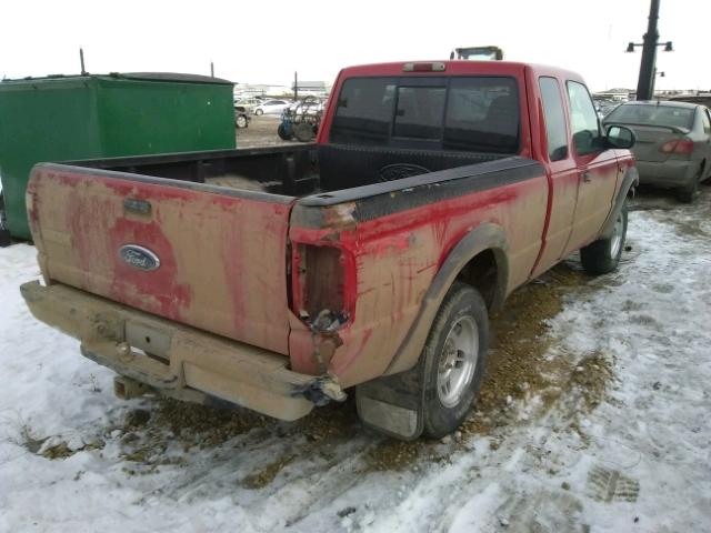 1FTZR45E22PA47954 - 2002 FORD RANGER SUP RED photo 4